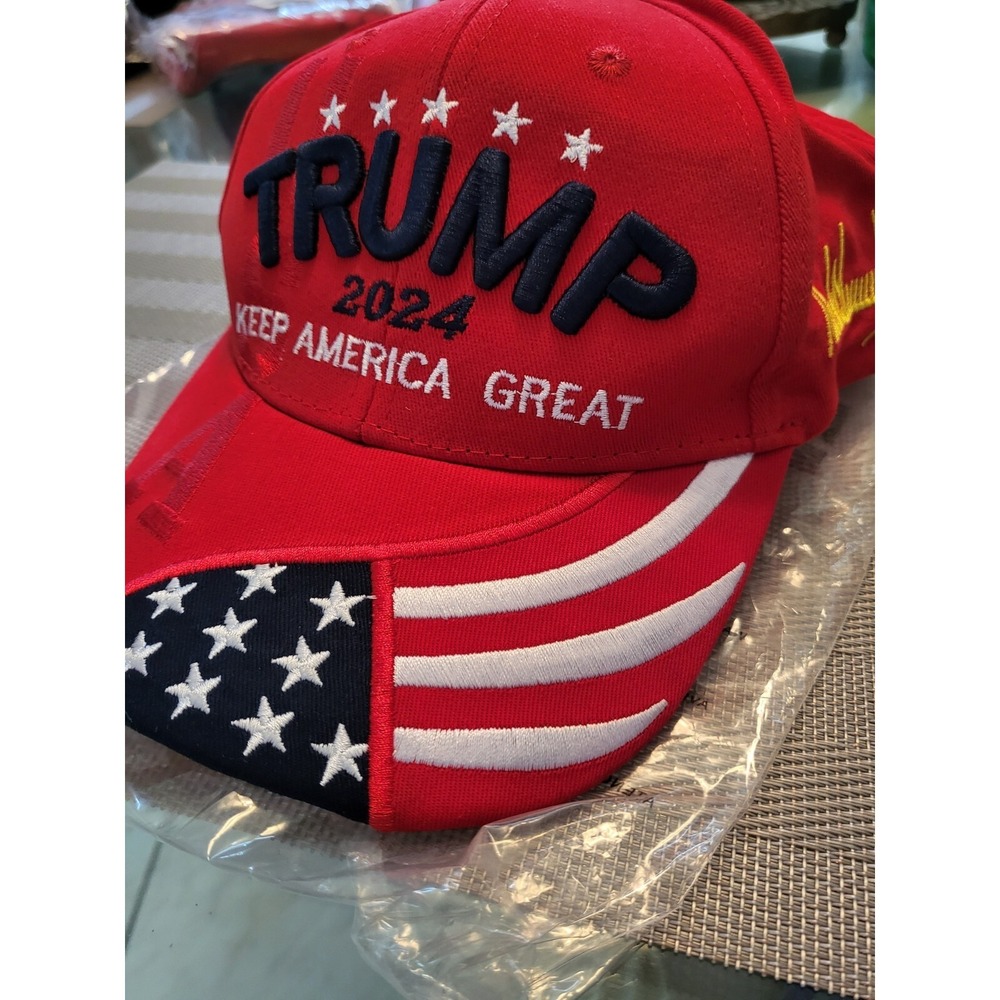 Trump 2024 Hat, Donald Trump 2024 MAGA Hat Embroidery Adjustable Keep America Gr